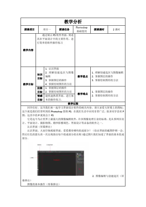 平面设计PS教案