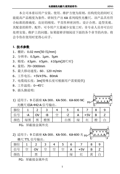 广州信和线性光栅尺