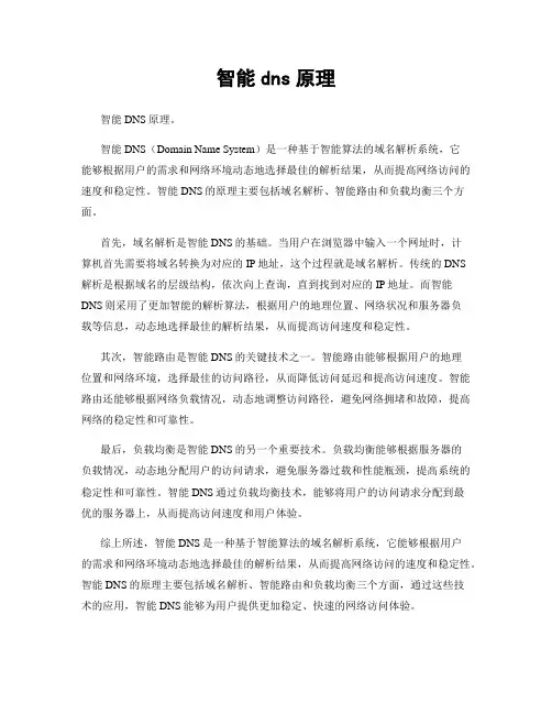 智能dns原理