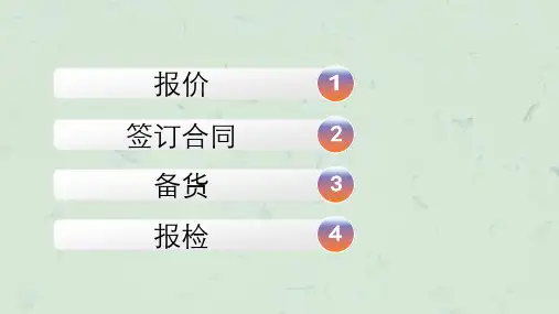外贸实物操作上篇课件
