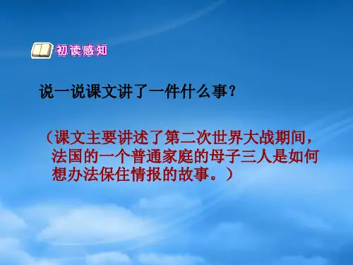 春四年级语文下册生死攸关的烛光课件5湘教
