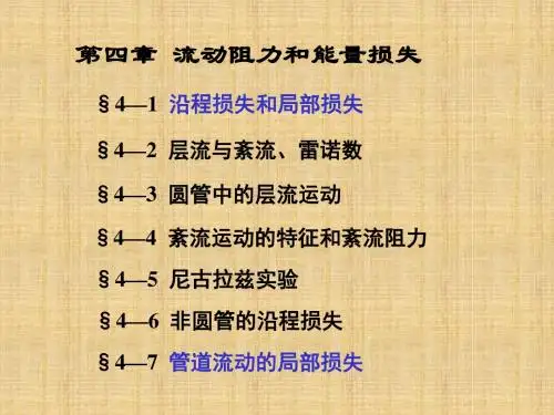 工程流体力学课件4章