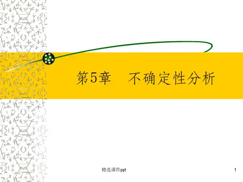 《不确定性分析》PPT课件