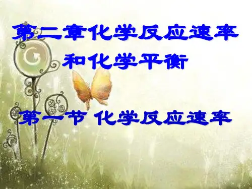 化学反应反应速率PPT精品课件
