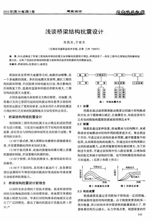 浅谈桥梁结构抗震设计