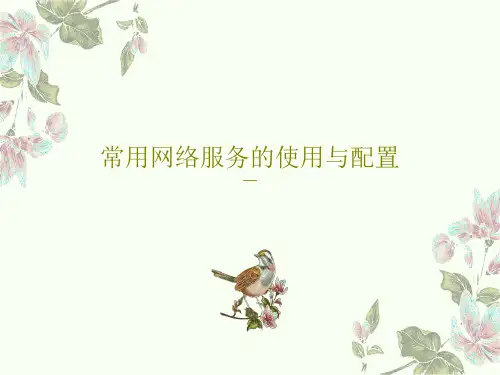 常用网络服务的使用与配置PPT文档56页