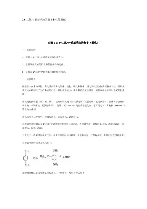 精细化工工艺学实验