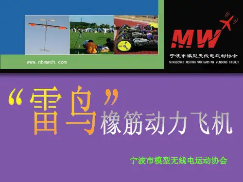 “雷鸟”橡筋动力飞机制作教程.