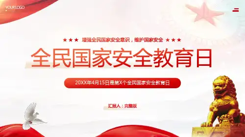 415全民国家安全教育日PPT模板