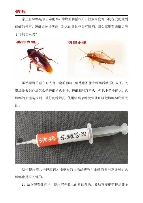 有蟑螂的房子能住吗