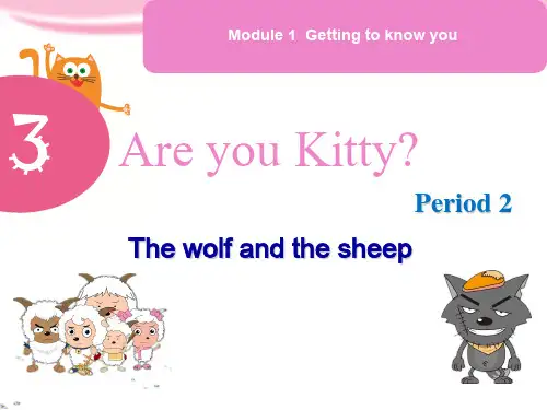 上海教育出版社牛津英语深圳版三年级上册Unit 3 Are you Kitty  教学课件