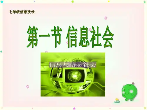 《信息与社会》PPT课件