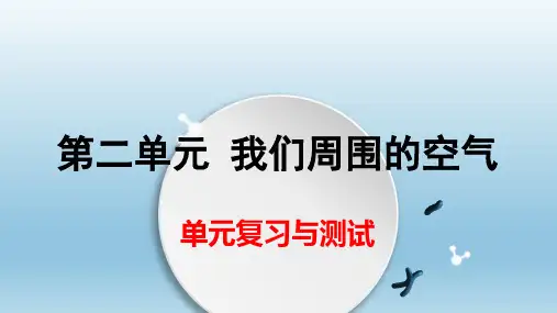 第二单元我们周围的空气复习课件(共31张PPT)九年级化学上册(人教版)
