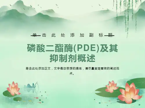 磷酸二酯酶PDE及其抑制剂概述