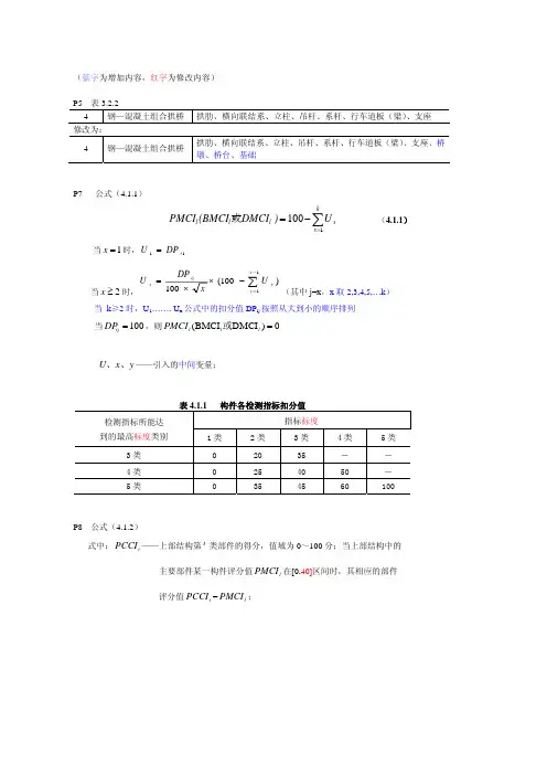 JTG／T H21-2011公路桥梁技术状况评定标准
