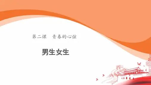 人教版《道德与法治》七年级下册 2.1 男生女生 课件(共16张PPT)
