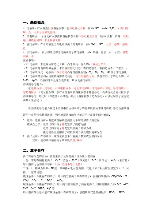 离子反应