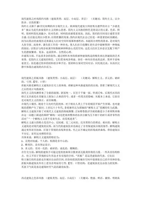 建筑风格介绍 3