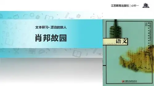高中语文苏教版必修一第三专题1.3【教学课件】《肖邦故园》