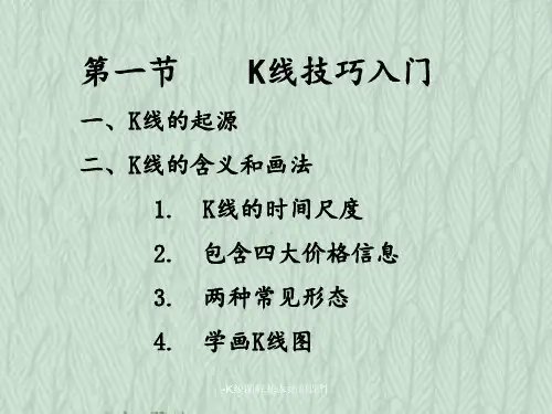 K线图解基本知识课件