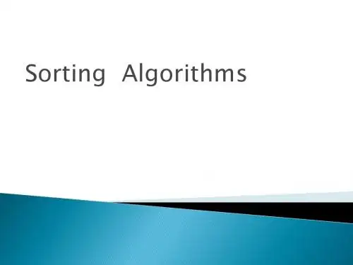 Sorting