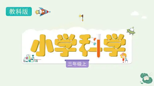 三年级上册科学课件-1.4《冰融化了》教科版 (共8张PPT)