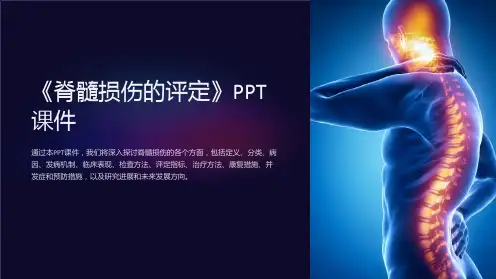 《脊髓损伤的评定》课件