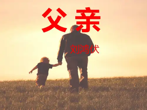 《现代散文选读》之《父亲》上课PPT