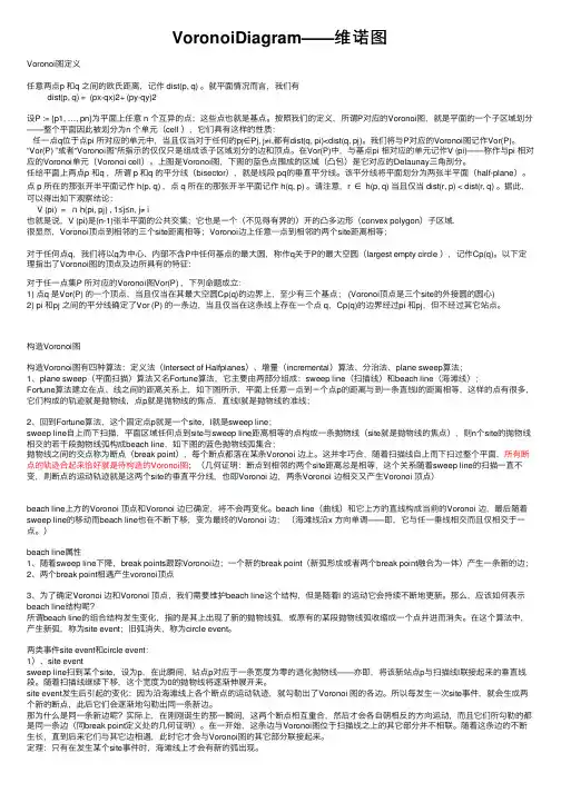 VoronoiDiagram——维诺图