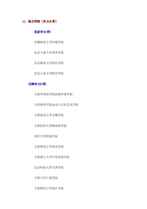 全国独立学院