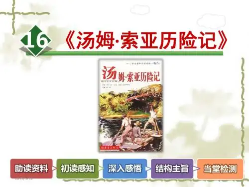 人教版六年级下册语文ppt课件17.《汤姆索亚历险记》人教新课标(共44张PPT)