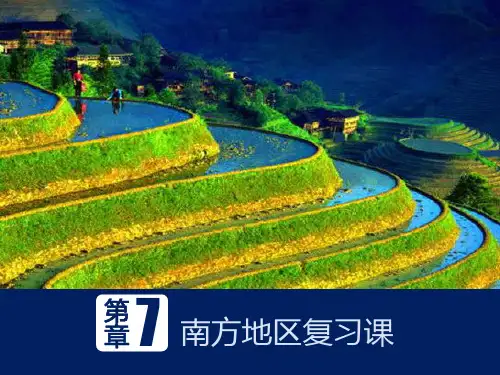 人教版八年级下册地理南第七章方地区复习课件