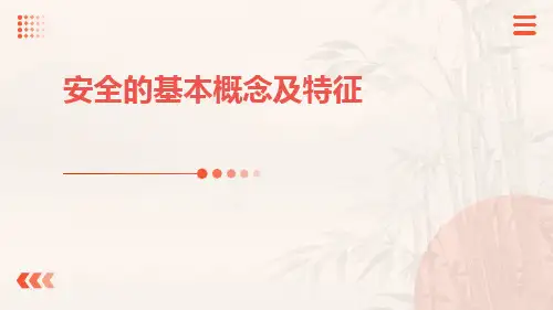 安全的基本概念及特征ppt