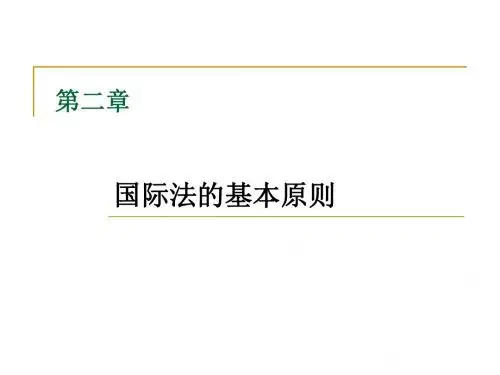 第二章基本原则-PPT精选文档