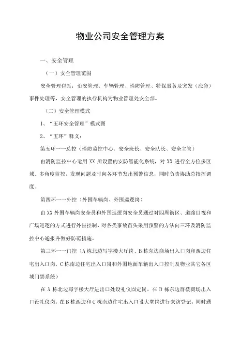 物业安全管理方案