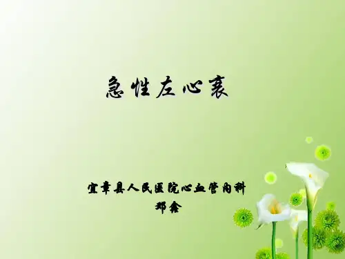 急性左心衰