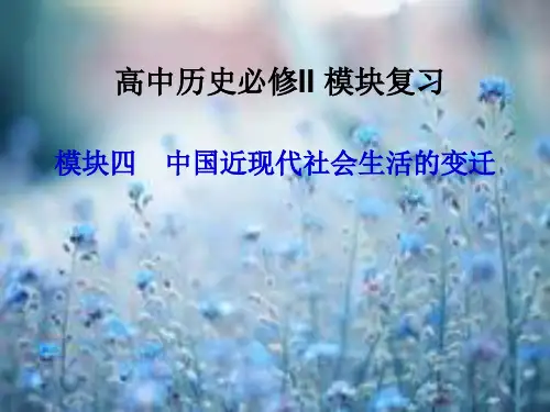 中国近现代社会生活的变迁PPT精品课件