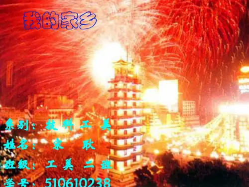 关于河南郑州的PPT