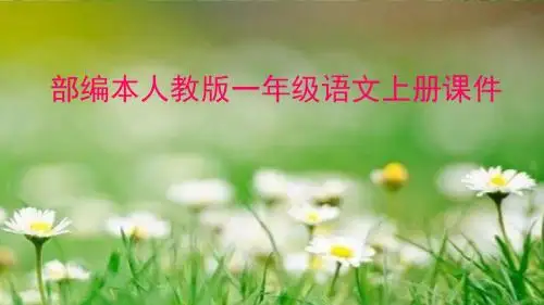 人教版(部编本)一年级上册语文10-升国旗 )ppt课件