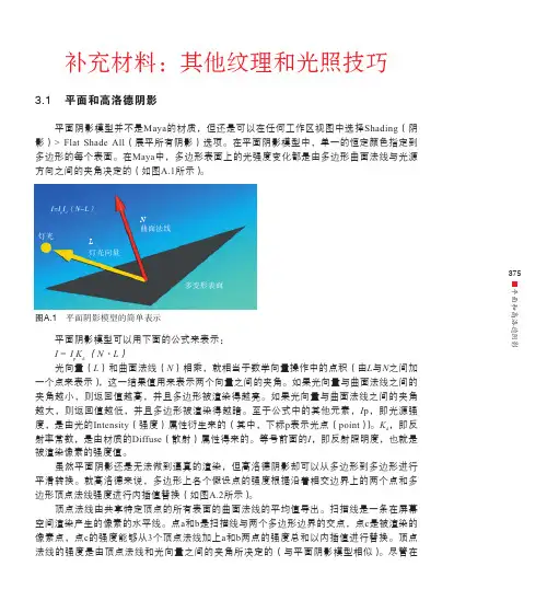 《Maya灯光与材质高级技法》补充材料：其他纹理和光照技巧
