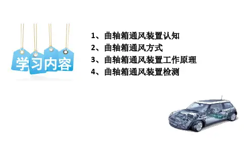 曲轴箱通风装置ppt课件