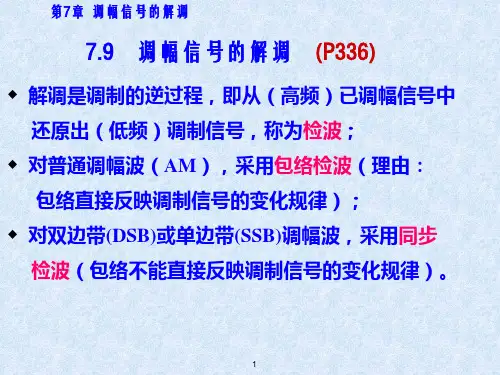 第7章 振幅调制与解调(3)分解