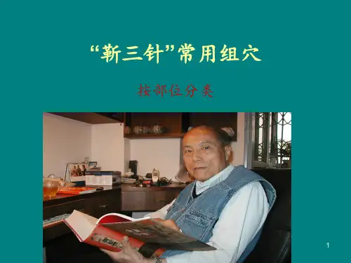 靳三针疗法PPT课件