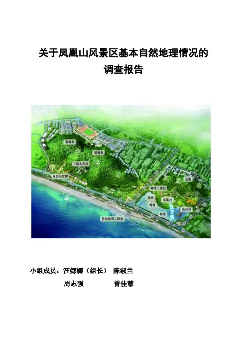凤凰山调查报告