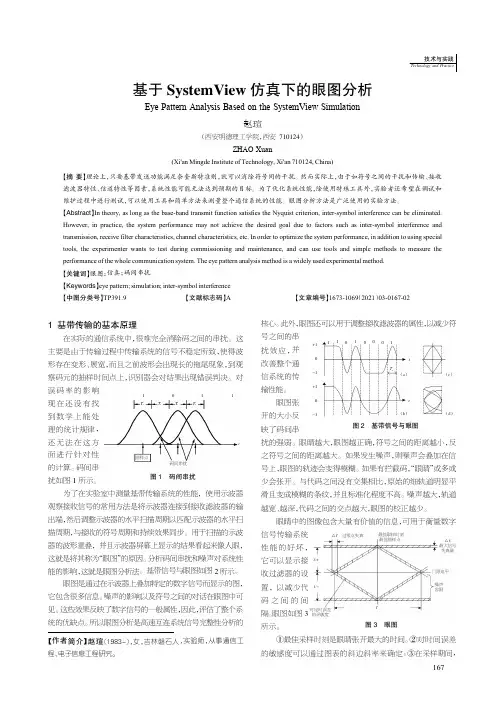 基于SystemView仿真下的眼图分析