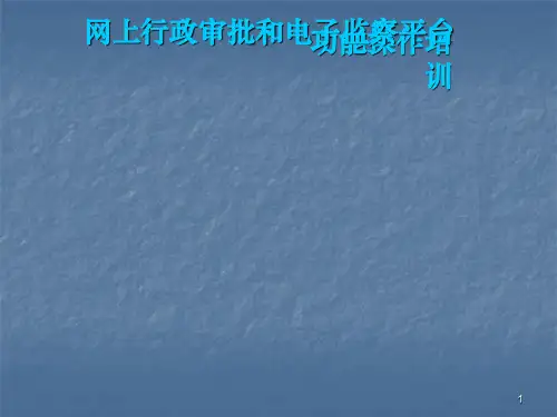 网上行政审批系统使用方法ppt课件
