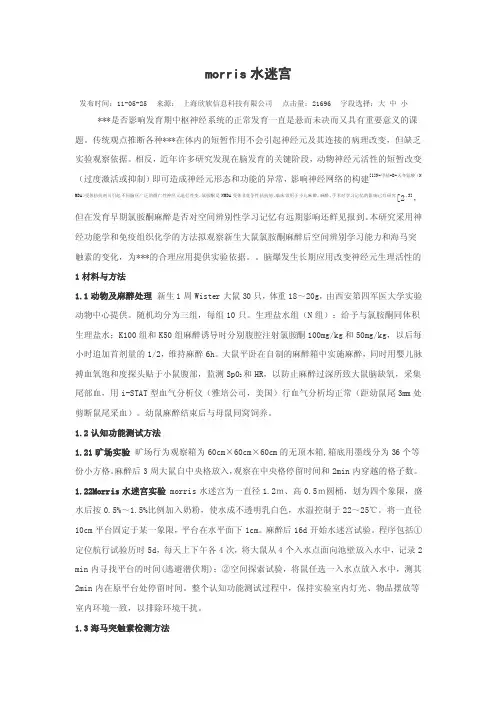 水迷宫——精选推荐