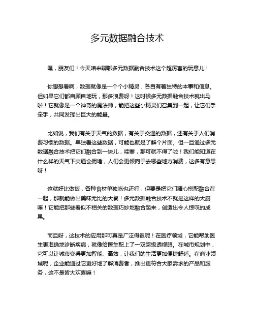 多元数据融合技术