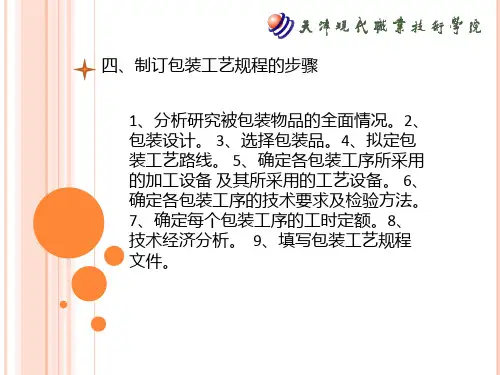 包装材料生产工艺PPT课件