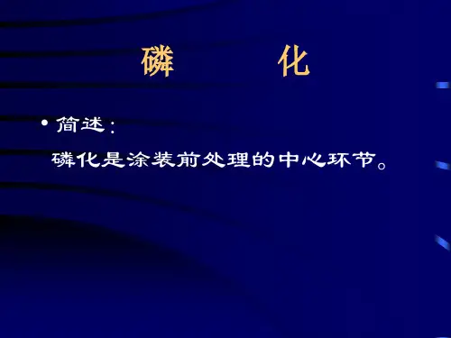 磷化培训